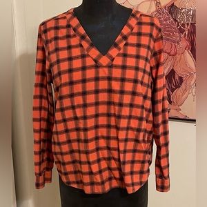 Eddie Bauer Cotton Flannel Shirt Large